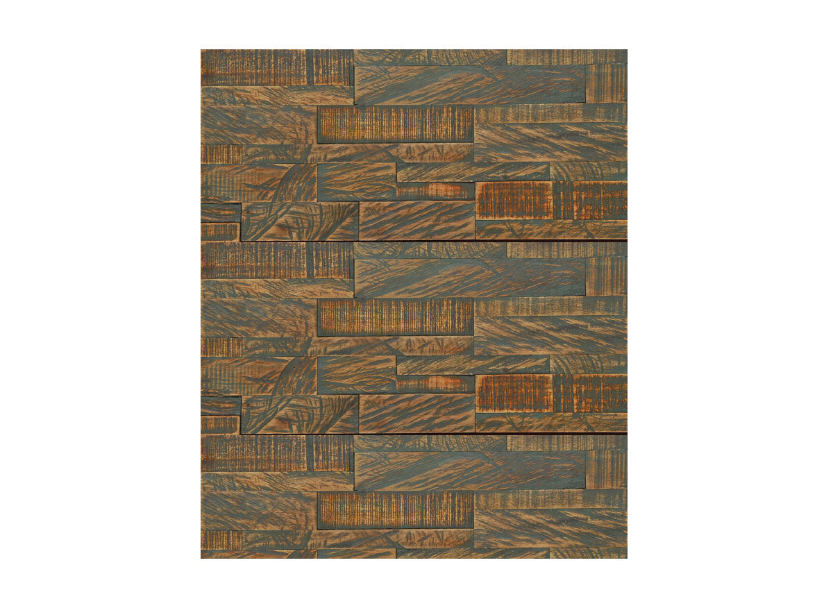 HMT Recycled Wood Rose Slate Matte Moss Green Doğal Laminat Panel